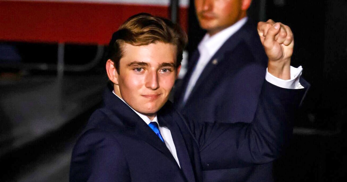 Barron Trump is reportedly helping his dad connect with right-wing podcasters