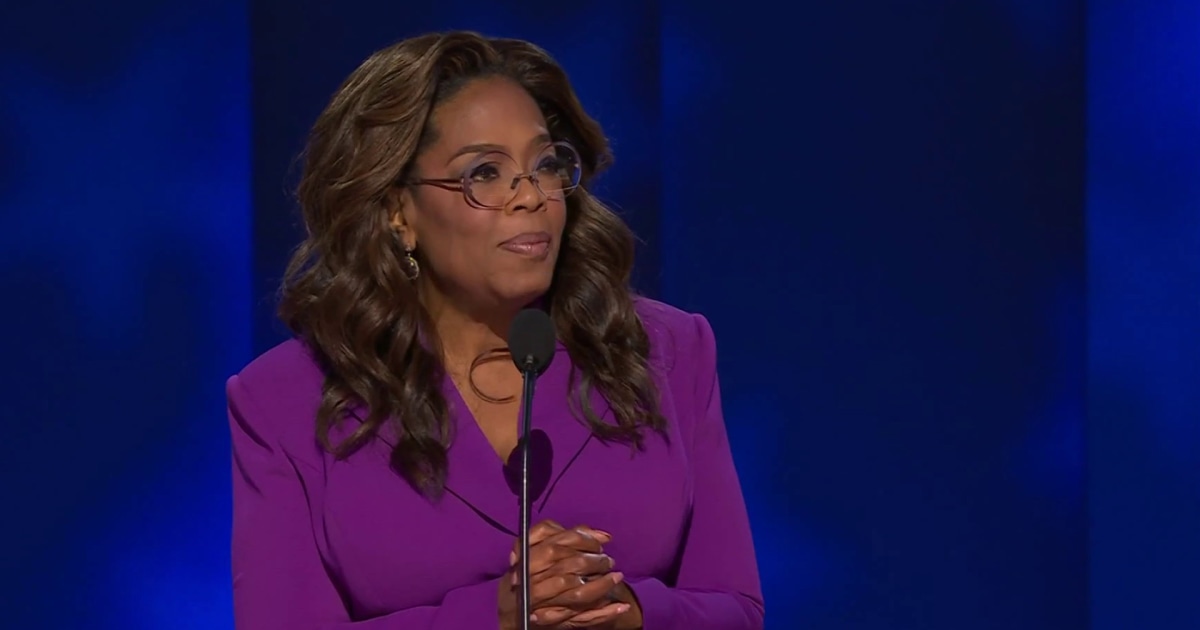 Watch Oprah Winfrey’s full speech at the Democratic National Convention