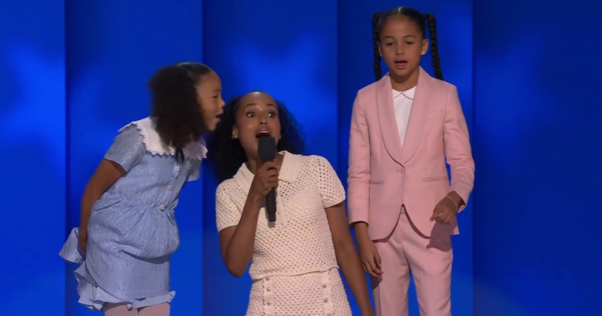 Harris’ great-nieces teach DNC audience how to pronounce Kamala