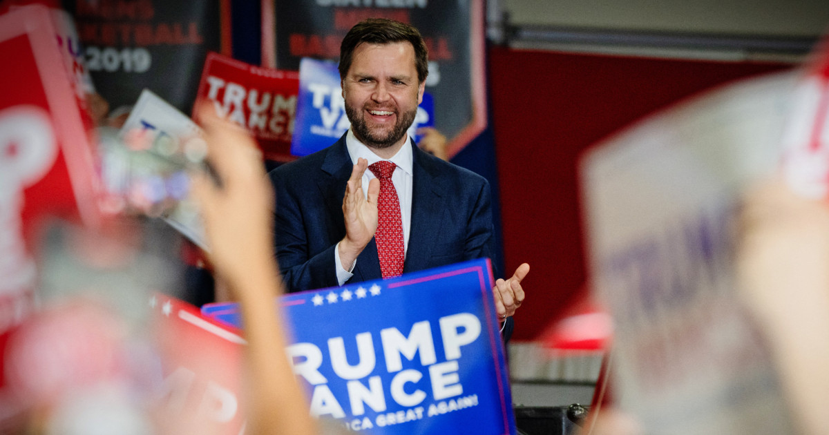 As JD Vance flounders, Trump does surprisingly little to help