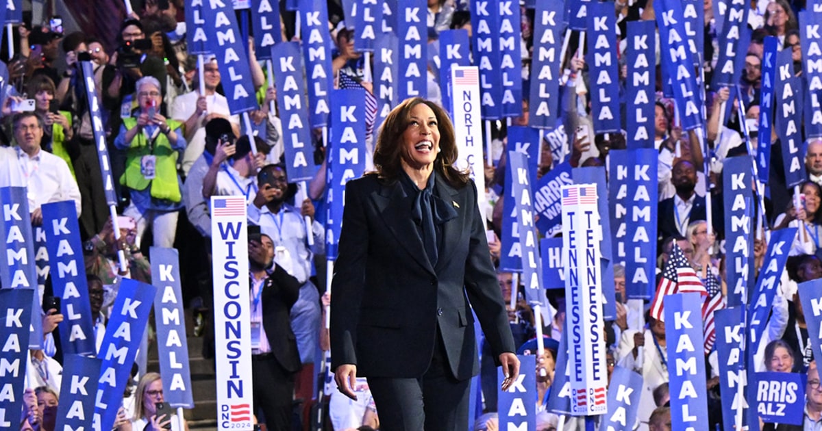 Kamala Harris wasn’t taking any chances in her DNC speech