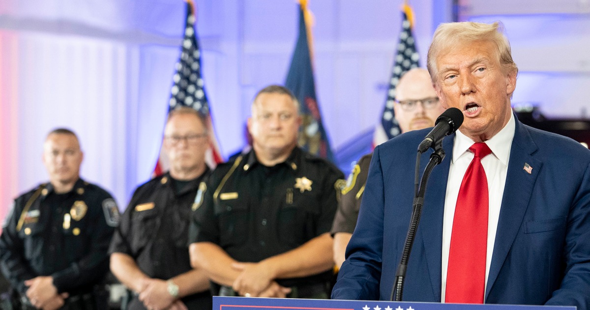 Michigan sheriff reportedly faces a state investigation over Trump’s campaign event in Howell