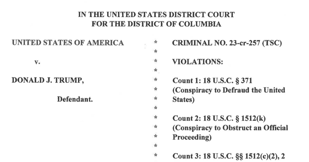 Read Jack Smith’s superseding indictment in the Trump election subversion case