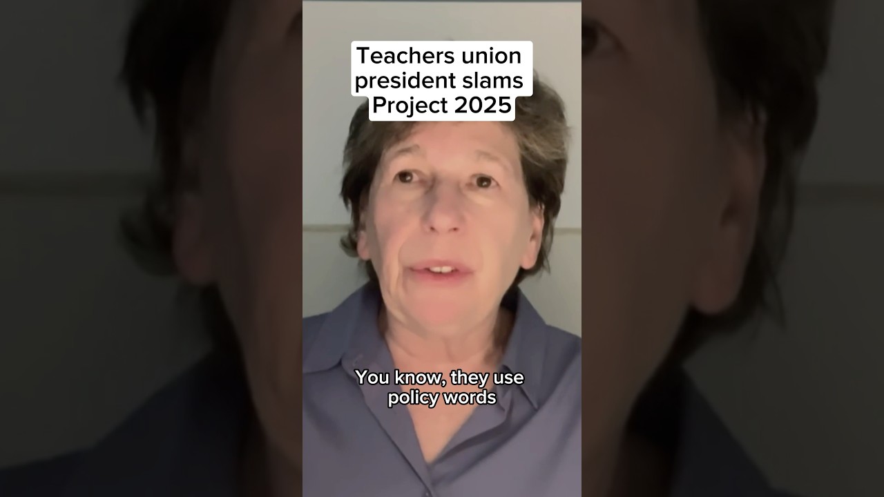 Teachers union president slams Project 2025