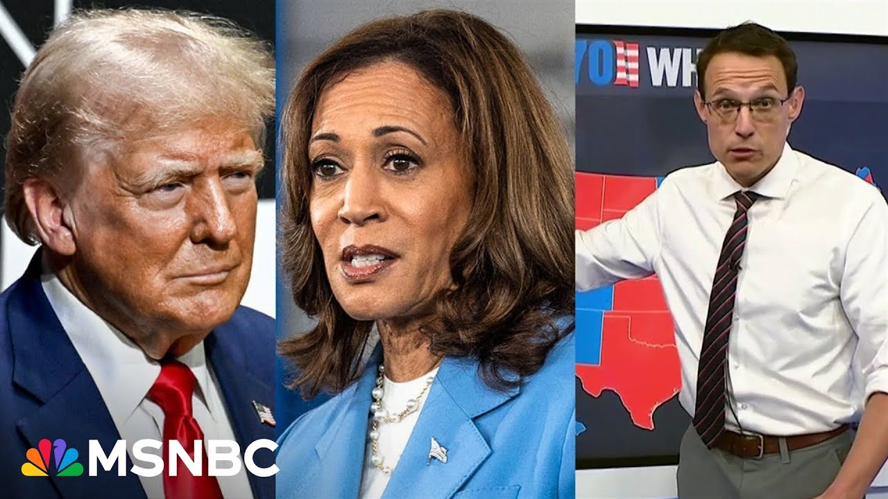 Kornacki: Harris is up three points against Trump nationally