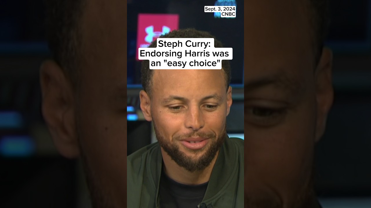 Steph Curry: Endorsing Harris was an 'easy choice'