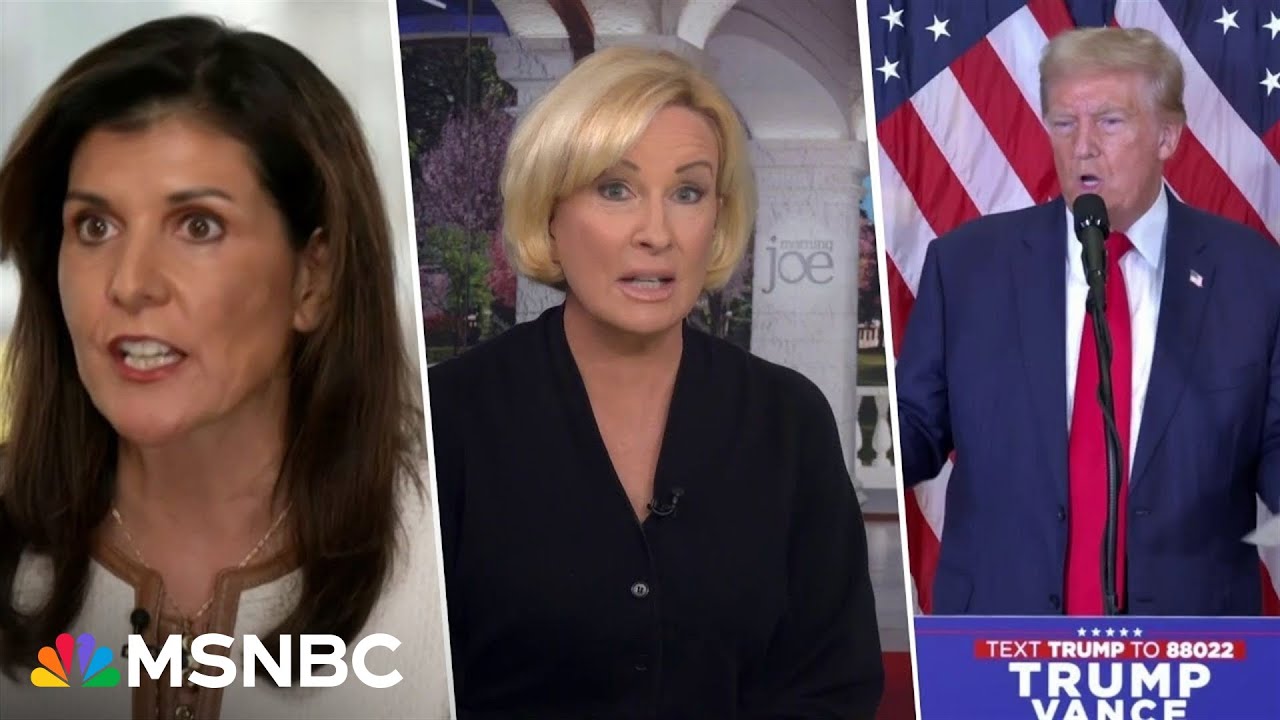 'That says a lot, Nikki': Mika slams Haley's silence on defamation case against Trump