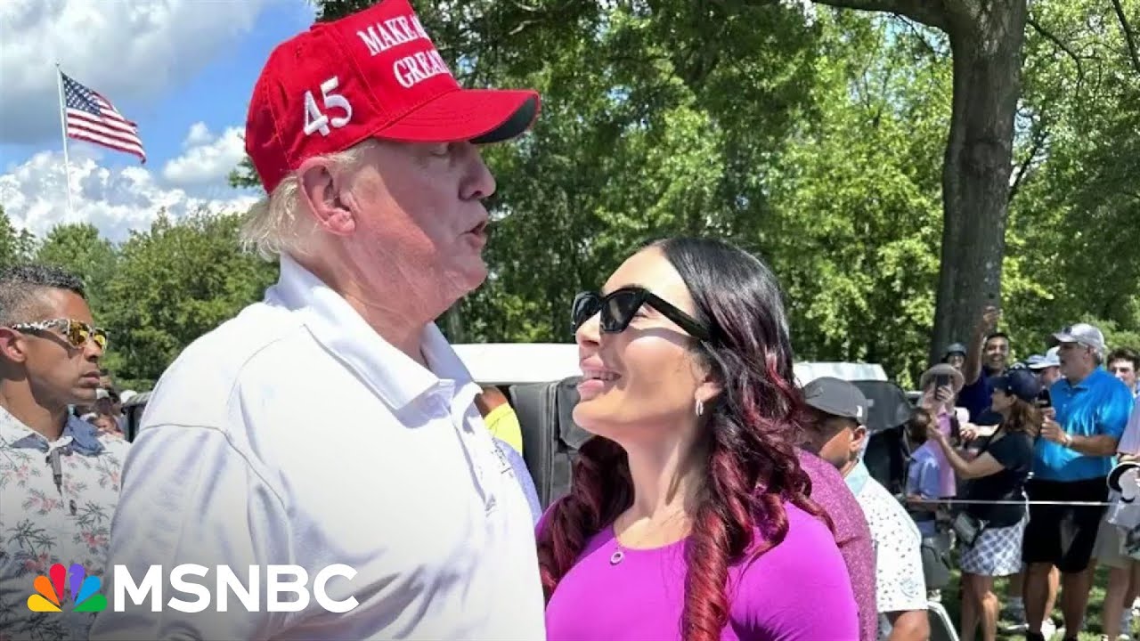 ‘She’s a free spirit!’: Trump defends relationship with far-right racist Laura Loomer