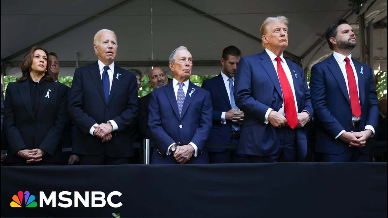 Biden, Harris, Trump attend commemorating Sept. 11 attacks