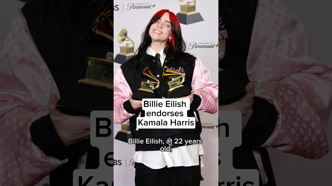 Billie Eilish endorses Kamala Harris