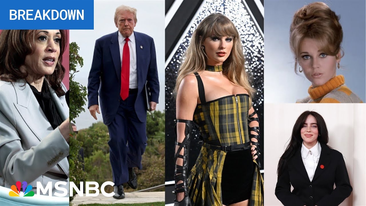 Trump’s OMG moment: Harris surges with Billie Eilish & Jane Fonda surfing Swiftie’s blue wave