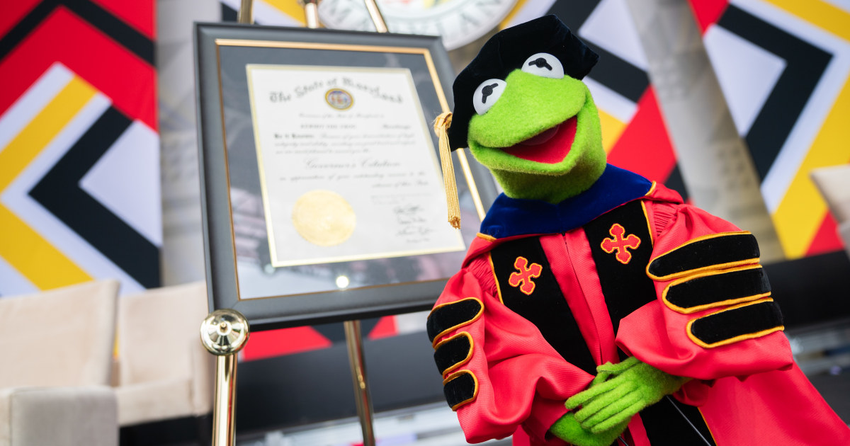 Kermit the Frog commencement speech to Maryland students encourages ‘big leaps’