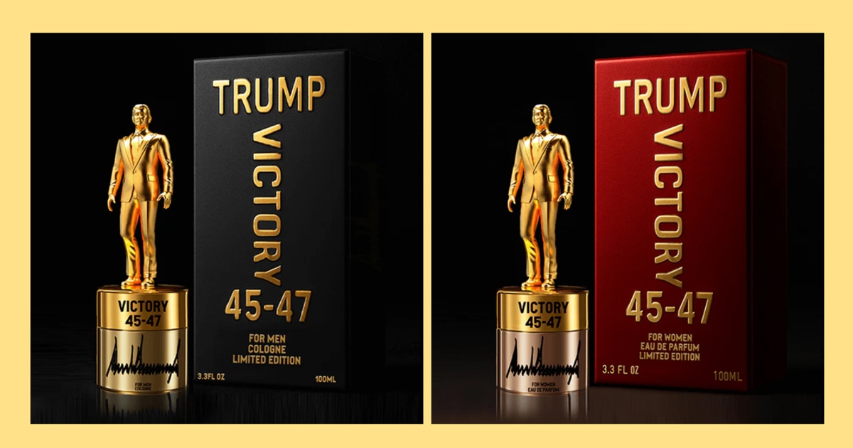 Trump’s ’Victory 45-47′ fragrance may smell good. But its existence stinks.